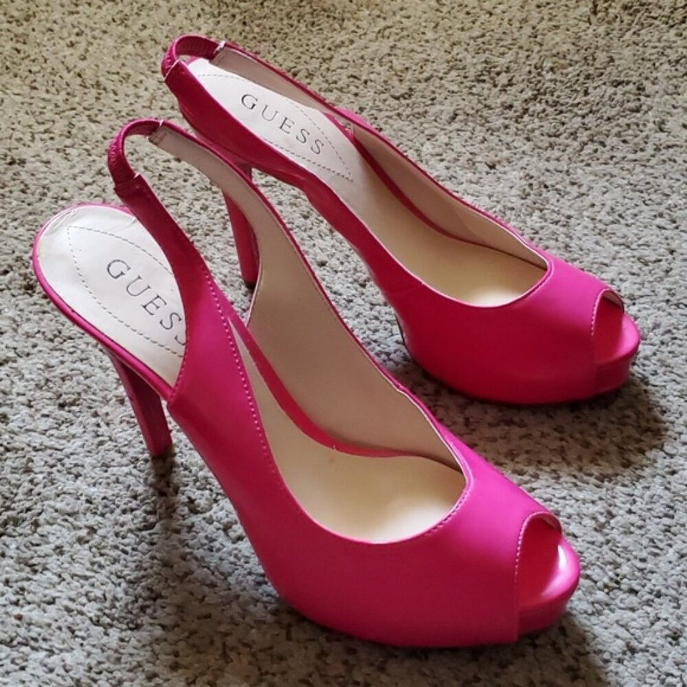 Pink Guess Heels